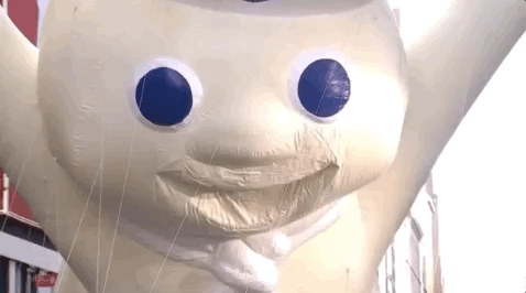 deflating pillsbury dough boy GIF by The 92nd Annual Macy’s Thanksgiving Day Parade