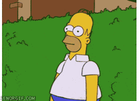 sneak away homer simpson GIF by Cheezburger