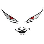 Villain Anime Face 3D
