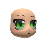 Calm Anime Head (Green Ivy Eyes)