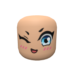 Anime Eyes Head - Blinking Face