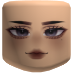 Charmin Grey Eyes Face Mask in Light Skin Tone