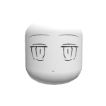 White Bored Anime Sketch Face