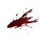 Fake Blood Anime Face Splatter for Halloween
