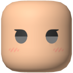 Chibi Anime Face w/ Color Changeable Eyes 3